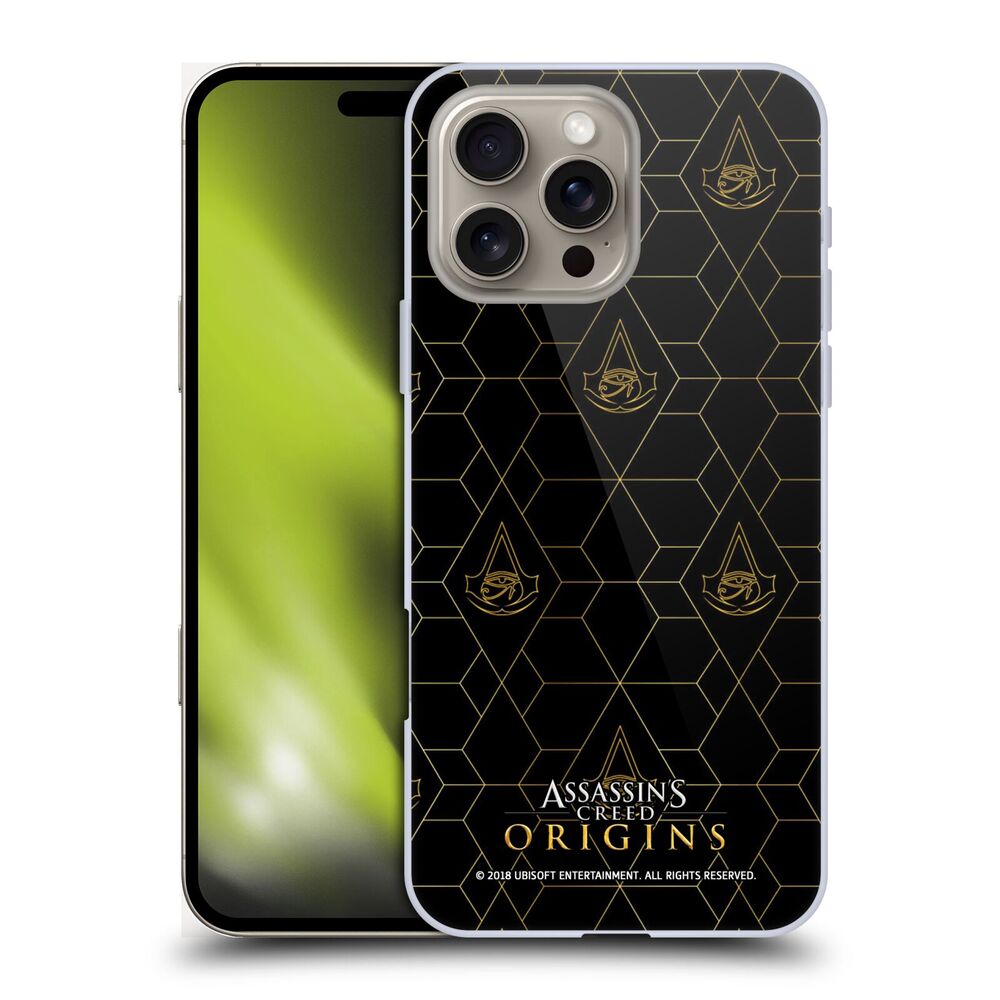 ASSASSINS CREED アサシンクリード - Origins Patterns / Black Crest 2 ハード case / Apple iPhoneケース - PGS